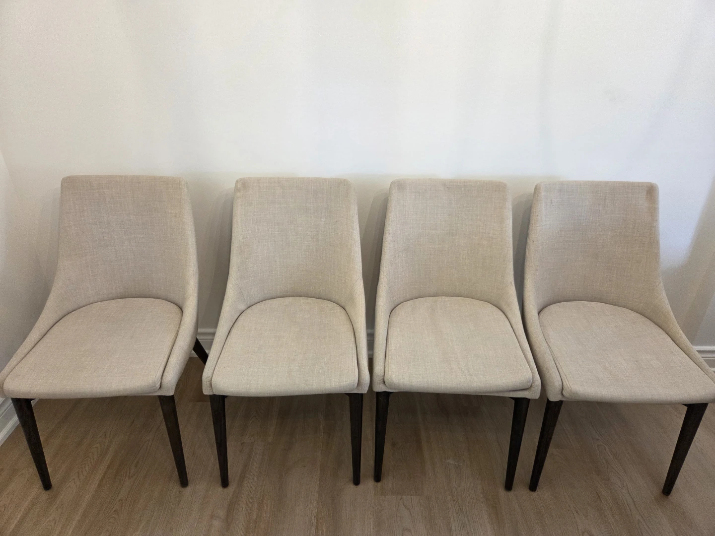 Set of 4 Upholstered Dining Chairs - photo 2