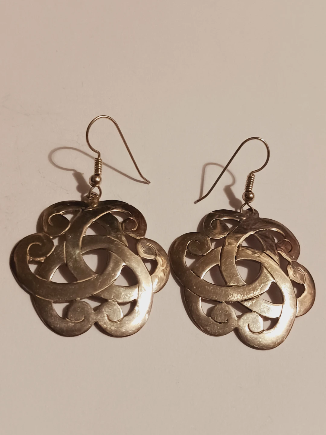 Endless Celtic Knot Sterling Silver 925 Earrings - photo 3