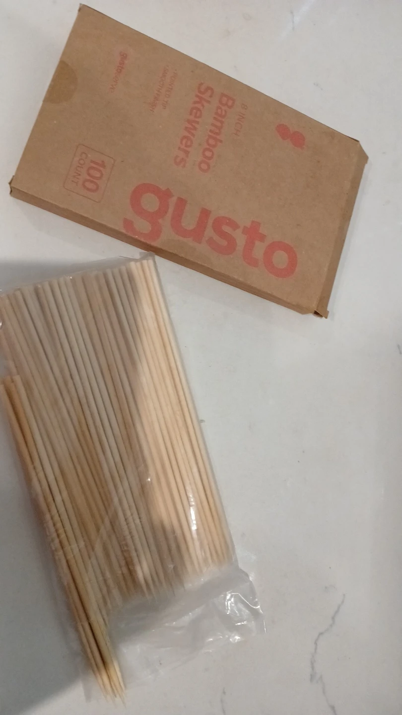 Gusto Bamboo Skewers 100 Count