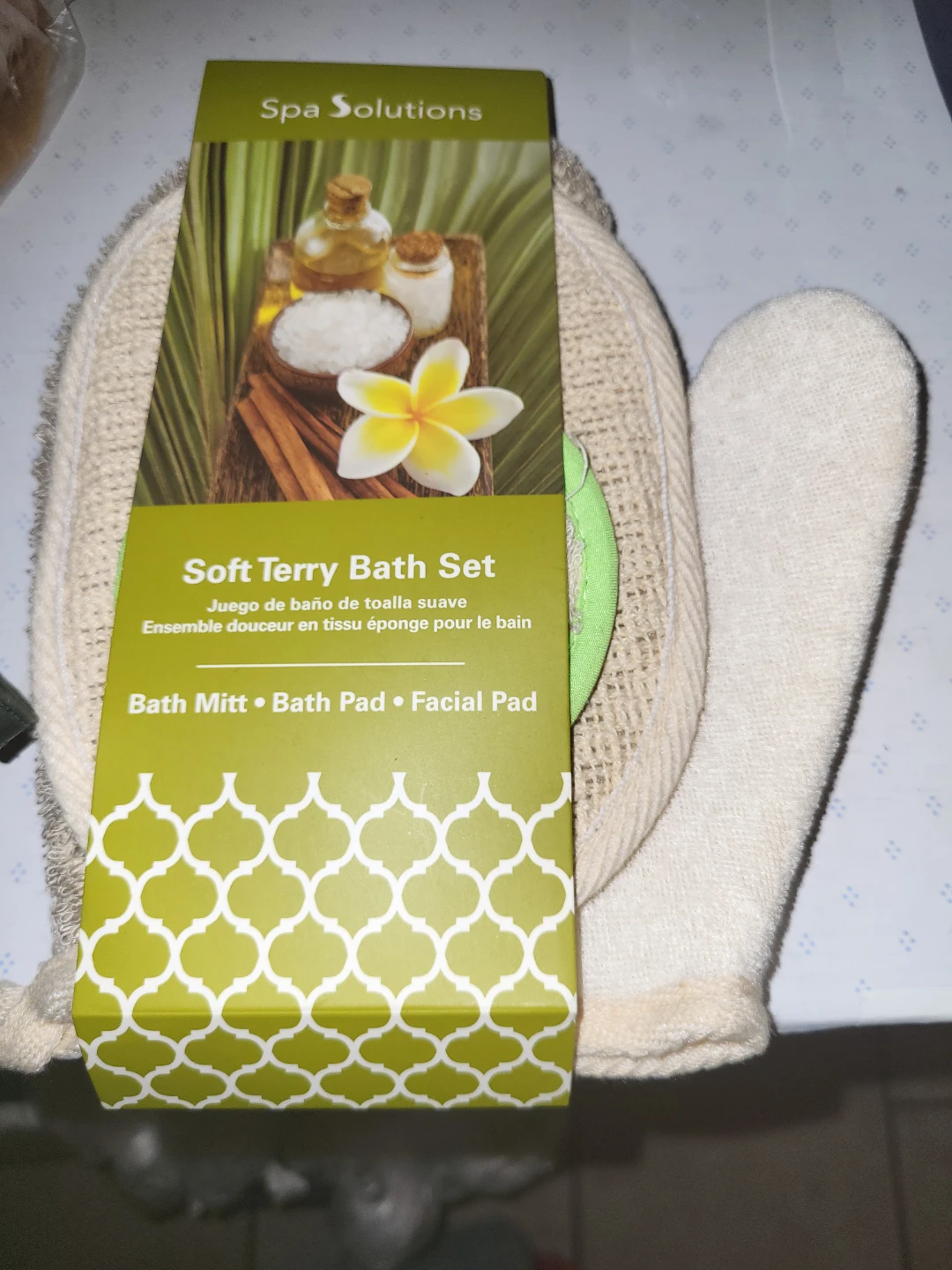 Spa Solutions Soft Terry Bath Set 🏈