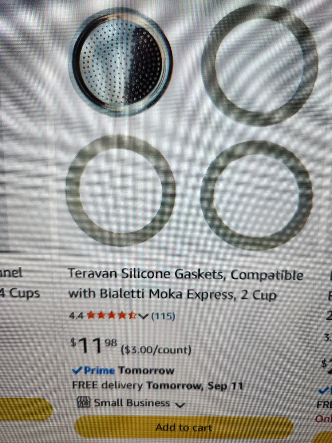 Bialetti Brikka 2 Cup Spare Parts Kit - photo 3