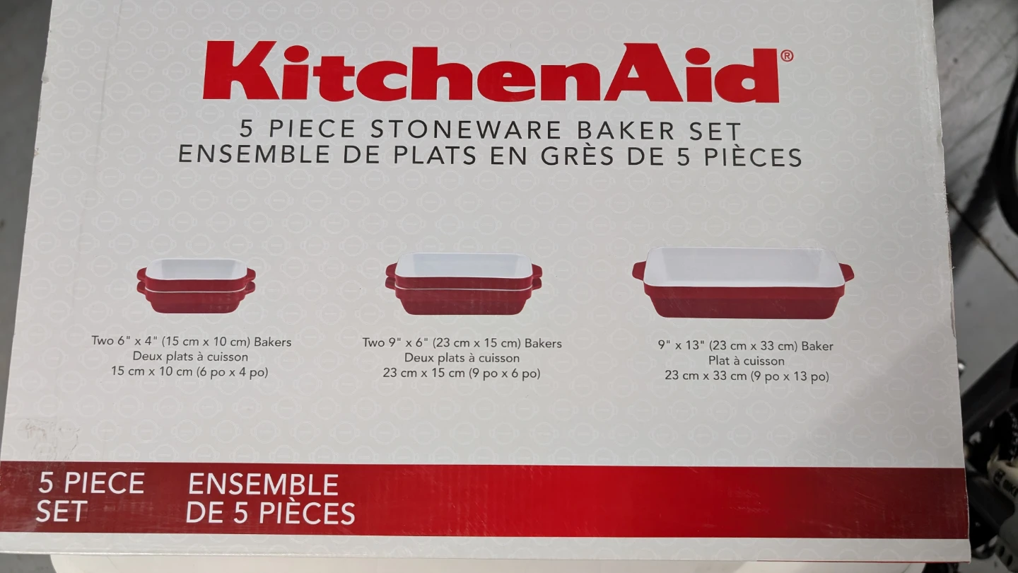 KitchenAid 5-Piece Stoneware Baker Set (NEW) - photo 2