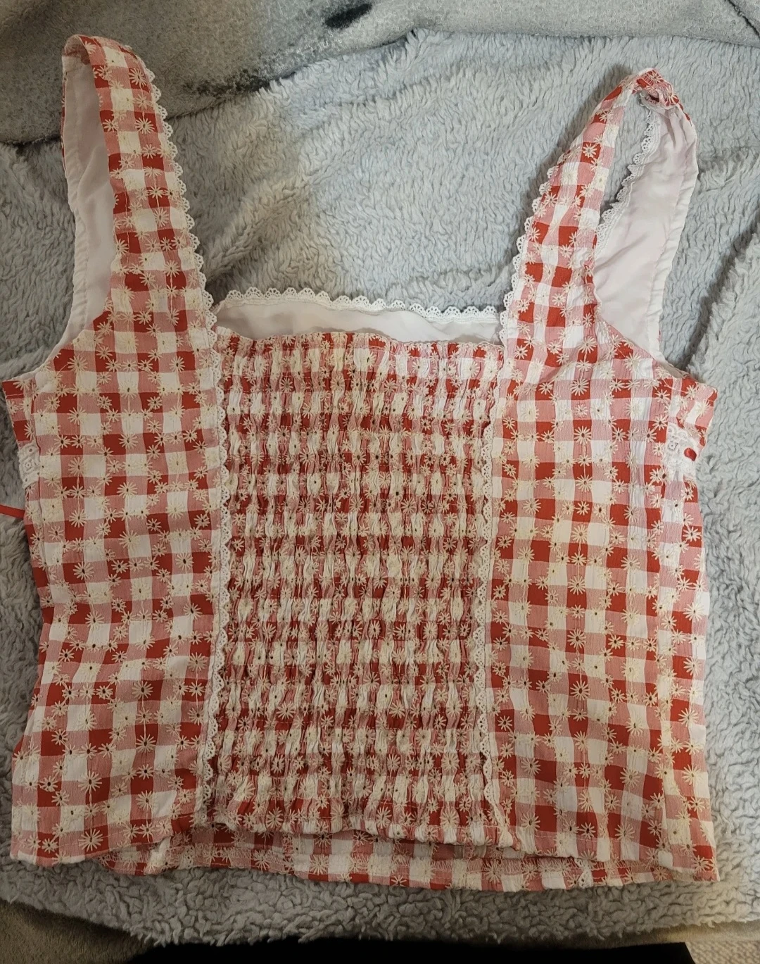 Red Gingham top - photo 4