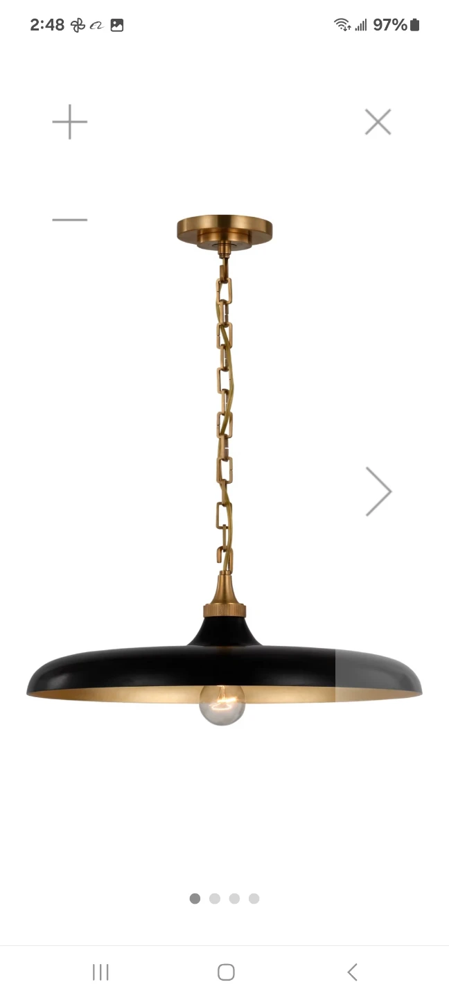 Visual Comfort Piatto 18" Pendant Light
