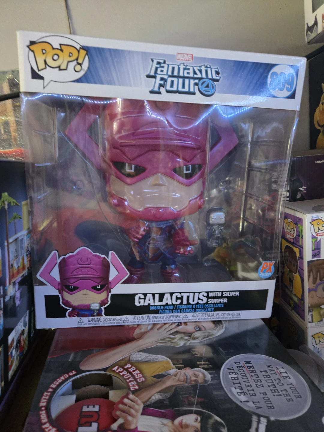 Funko Pop Marvel Fantastic Four Galactus with Silver Surfer