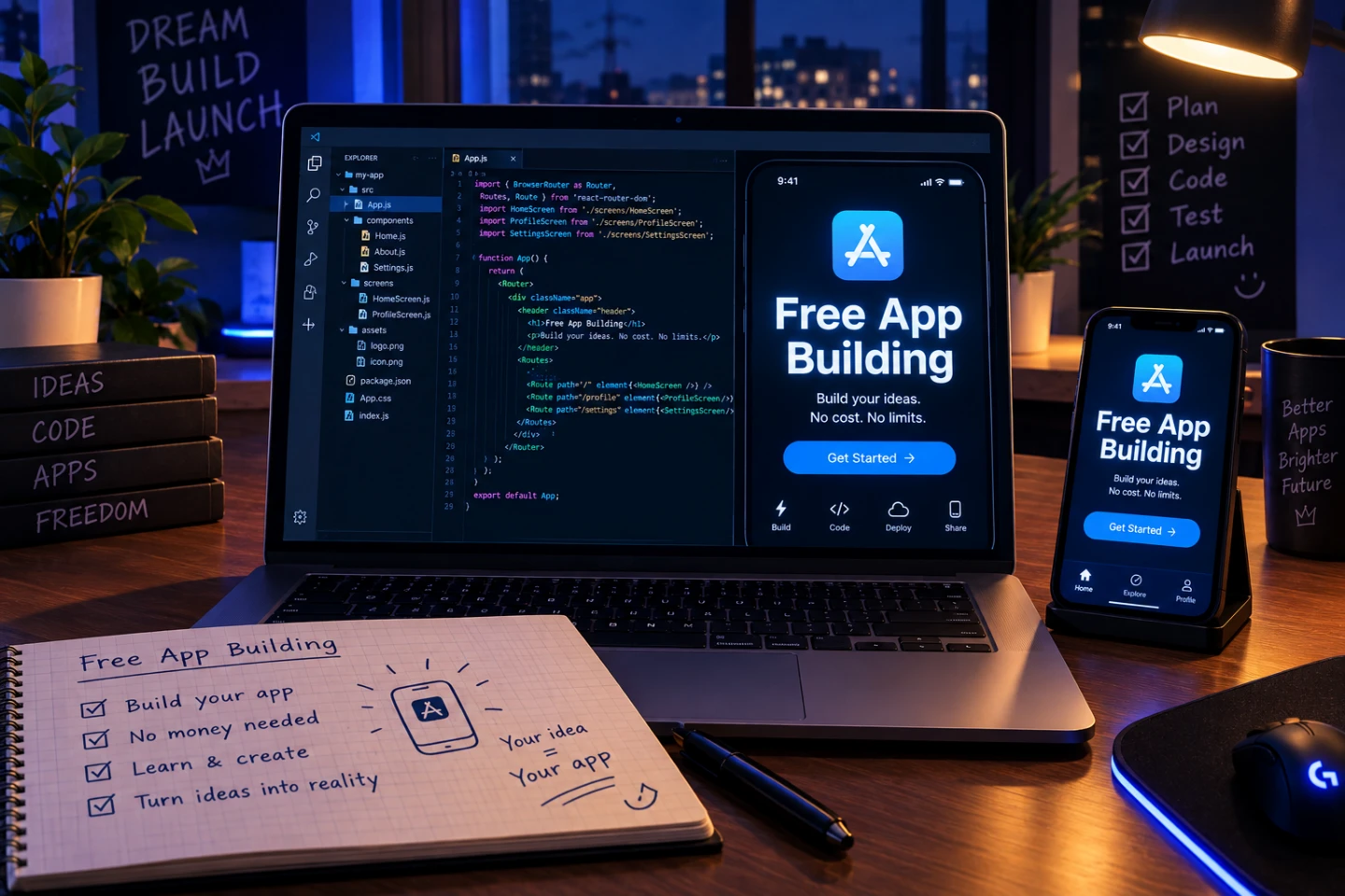 I will build apps for you