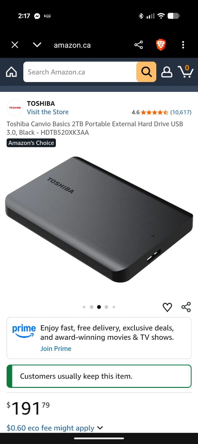 Toshiba Canvio Basics 2TB Portable External Hard Drive - photo 3