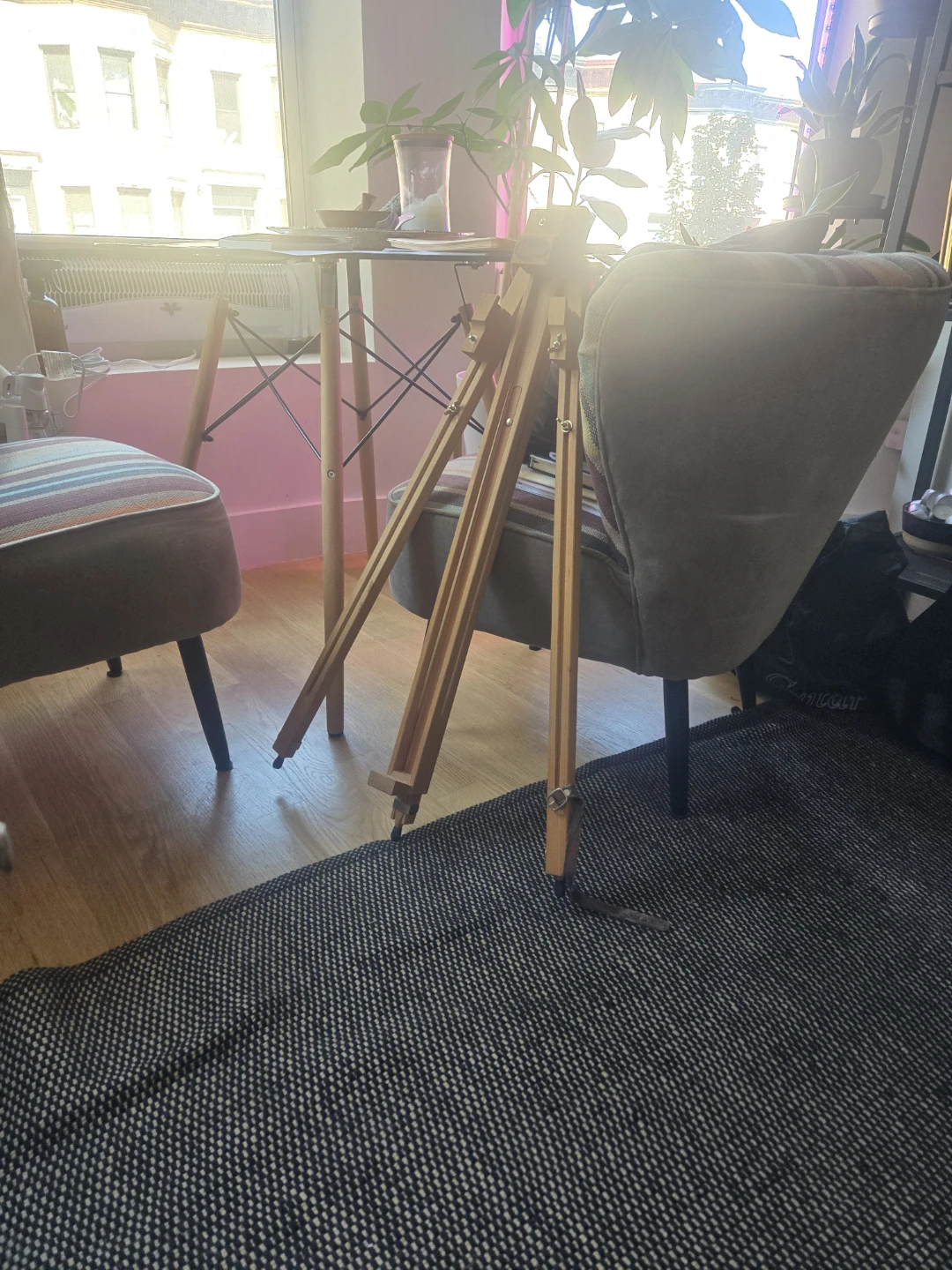 Wooden Tripod Art Easel