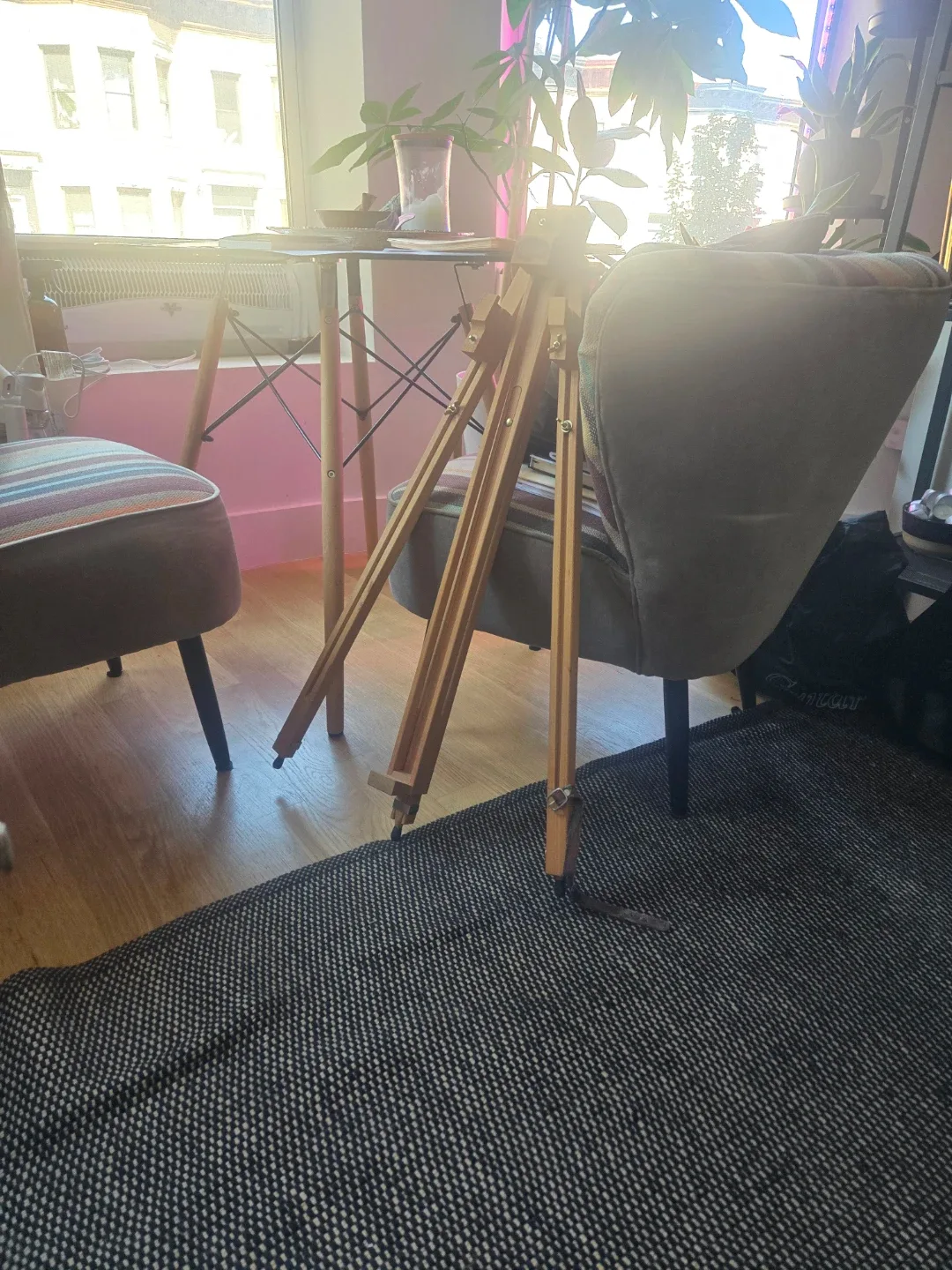 Wooden Tripod Art Easel