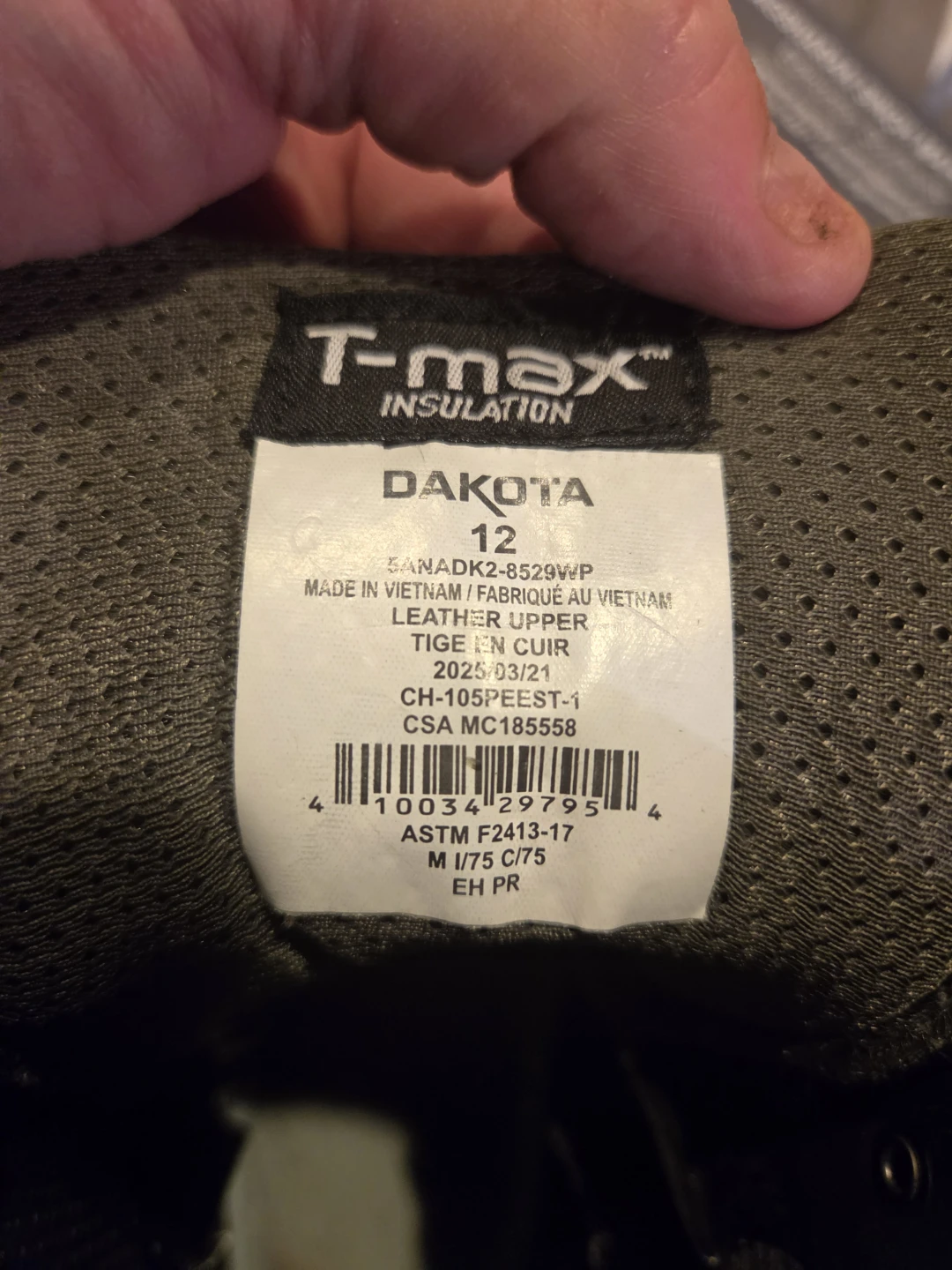 Dakota Work Boots Size 12 - photo 3