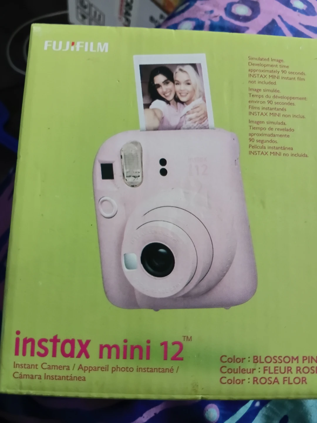 Fujifilm Instax Mini 12 Instant Camera - Blossom Pink