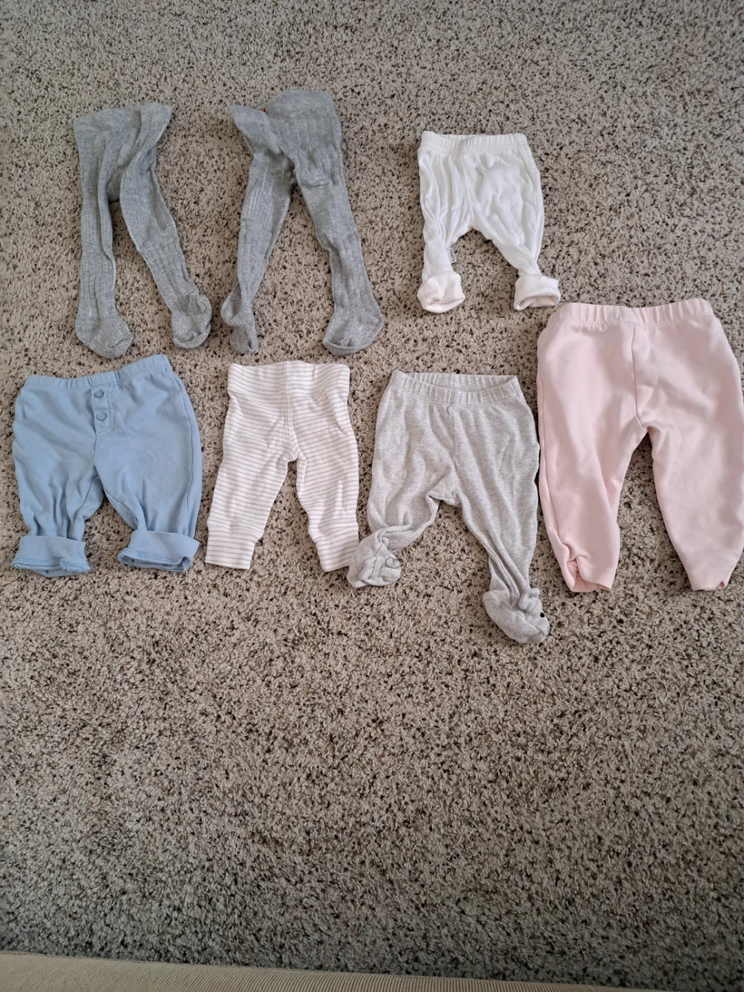 Baby Pants and Tights Bundle - 7 Pieces