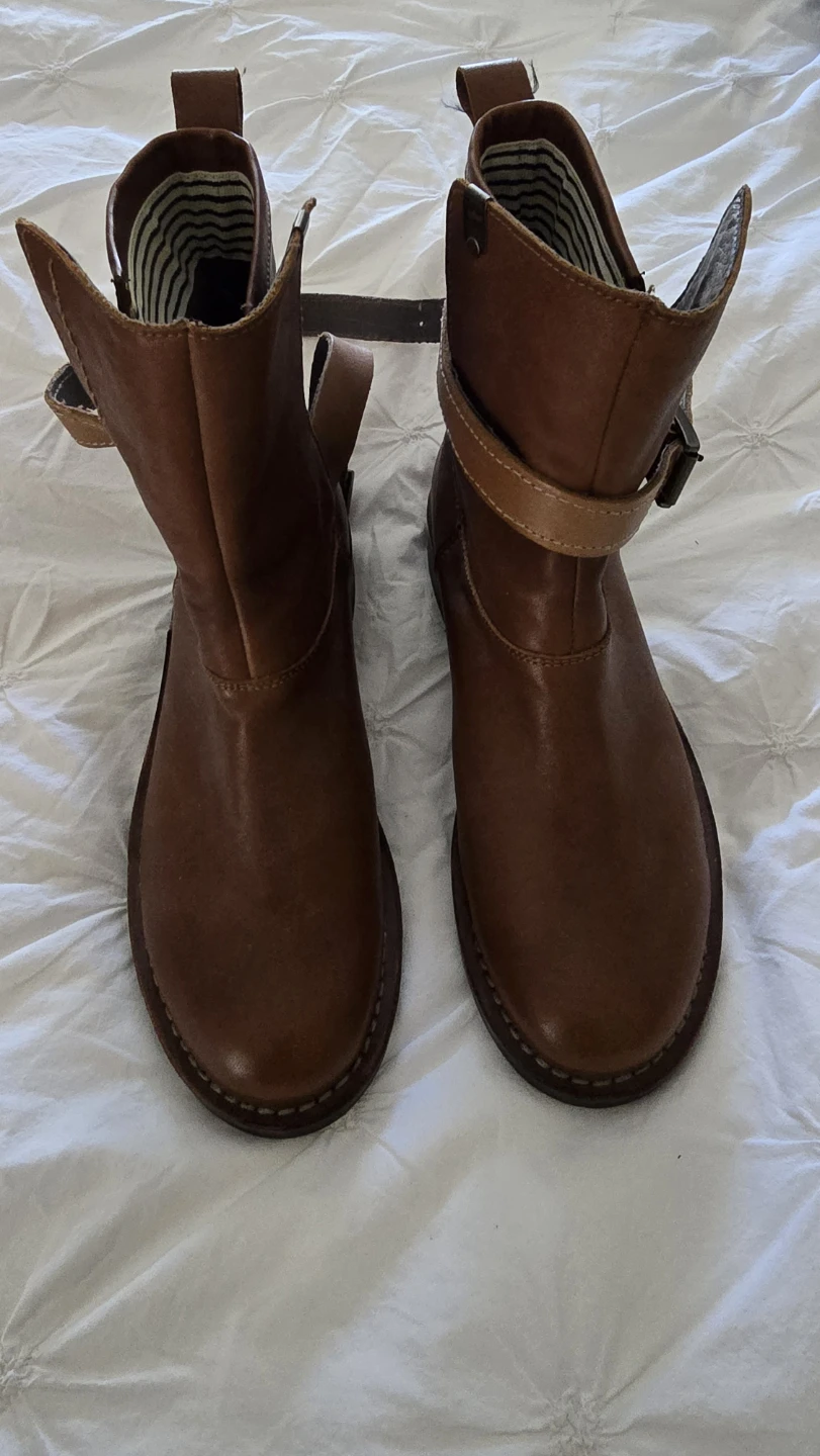 G-Star Raw Brown Leather Boots size 6
