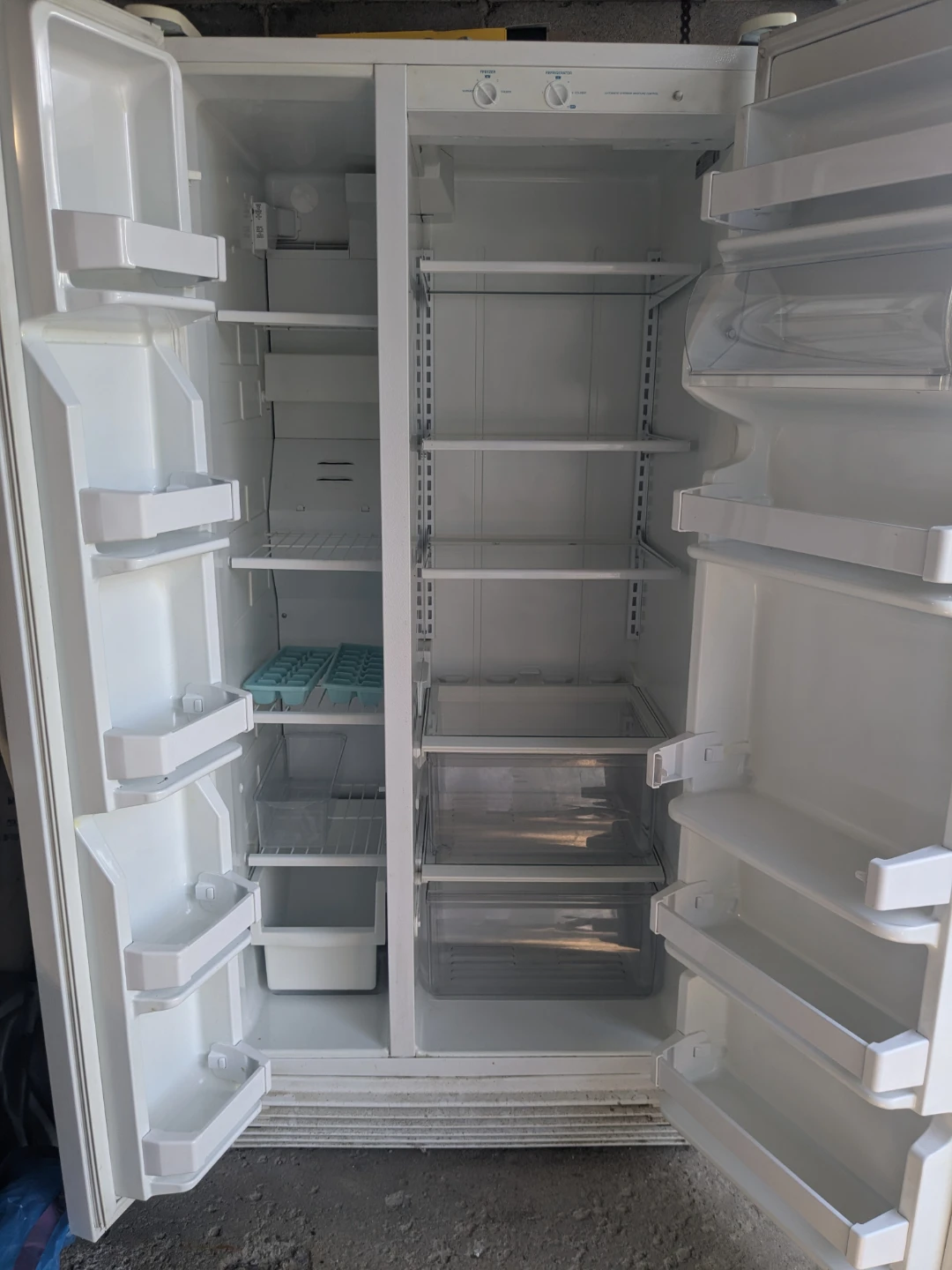 Inglis White Side-by-Side Refrigerator