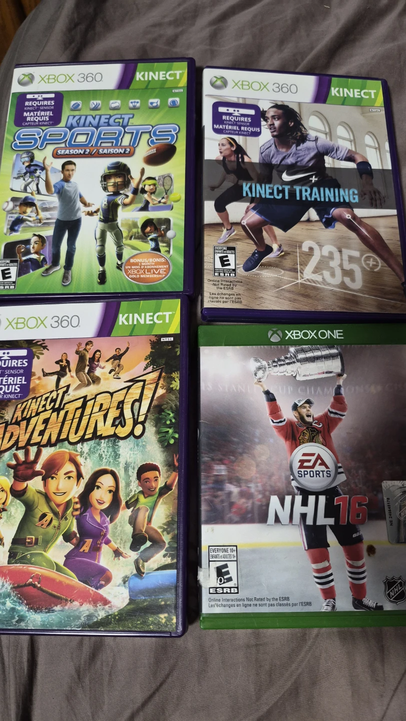 Lot of 4 Xbox 360 and Xbox One Games
