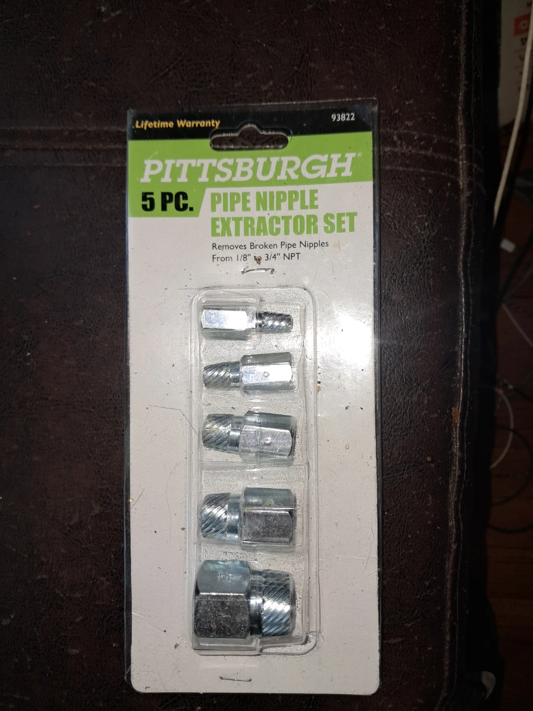 Pittsburgh 5 Pc. Pipe Nipple Extractor Set