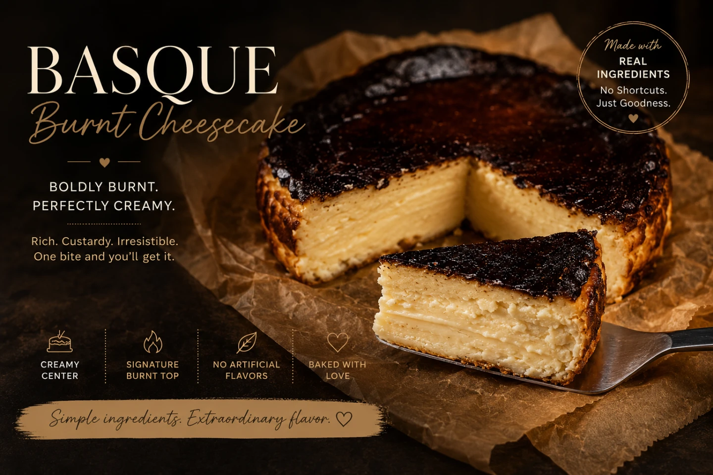 Basque Burnt Cheesecake | Pre-Orders Now Open 🍰