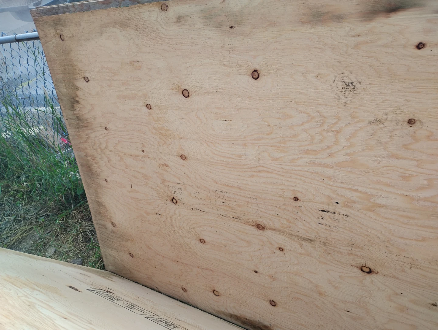 4 Sheets of Plywood Sheathing 3/4"