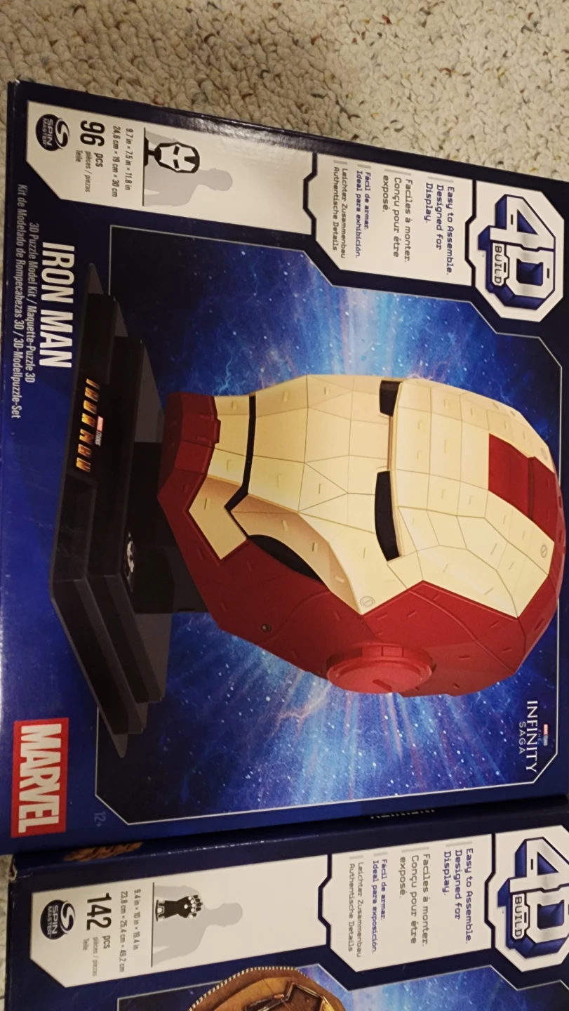 Marvel 4D Build Iron Man and Infinity Gauntlet 3D Puzzles - photo 3