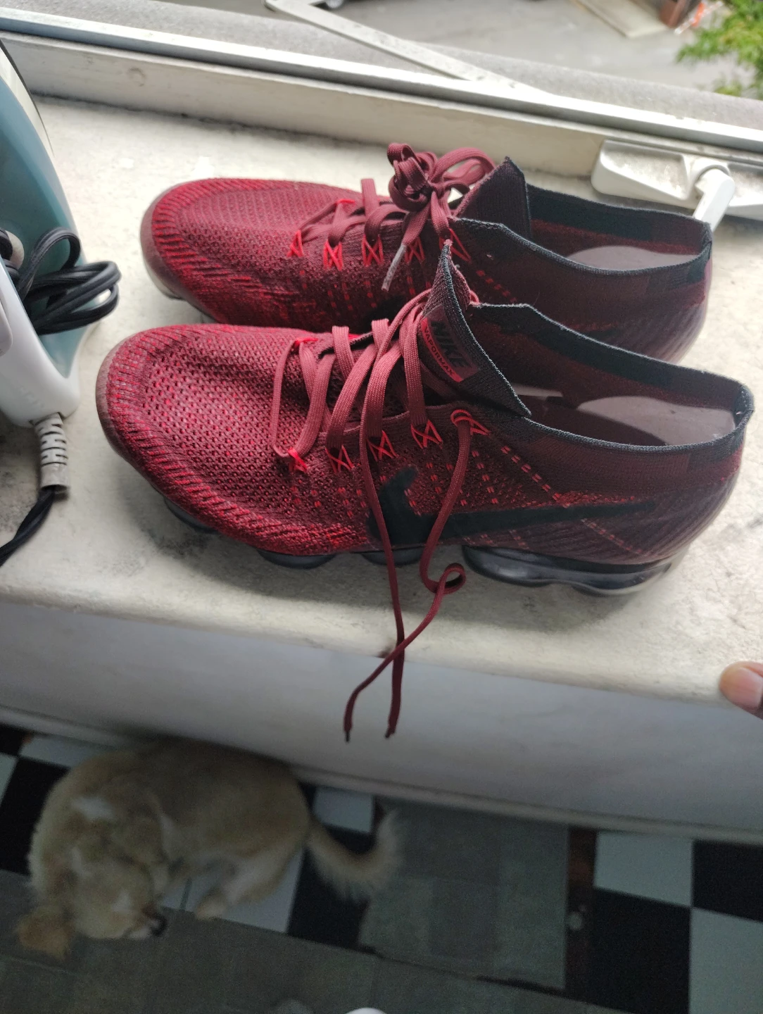 Nike Air VaporMax Flyknit Red - photo 3