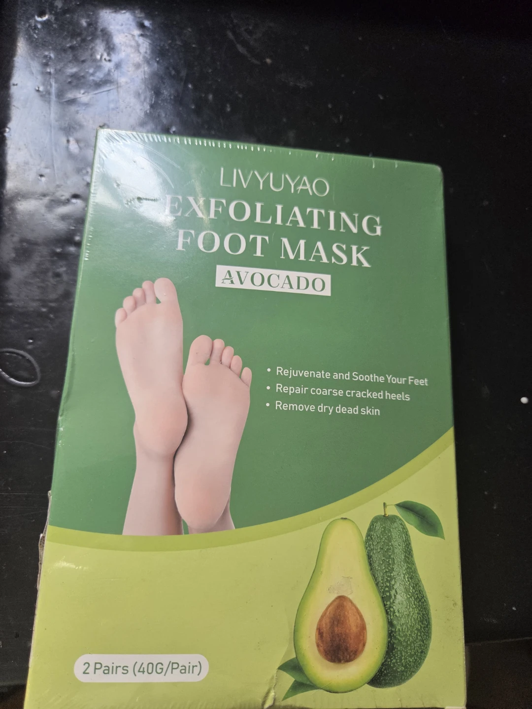 LIVYUYAO Avocado Exfoliating Foot Mask 2 Pairs