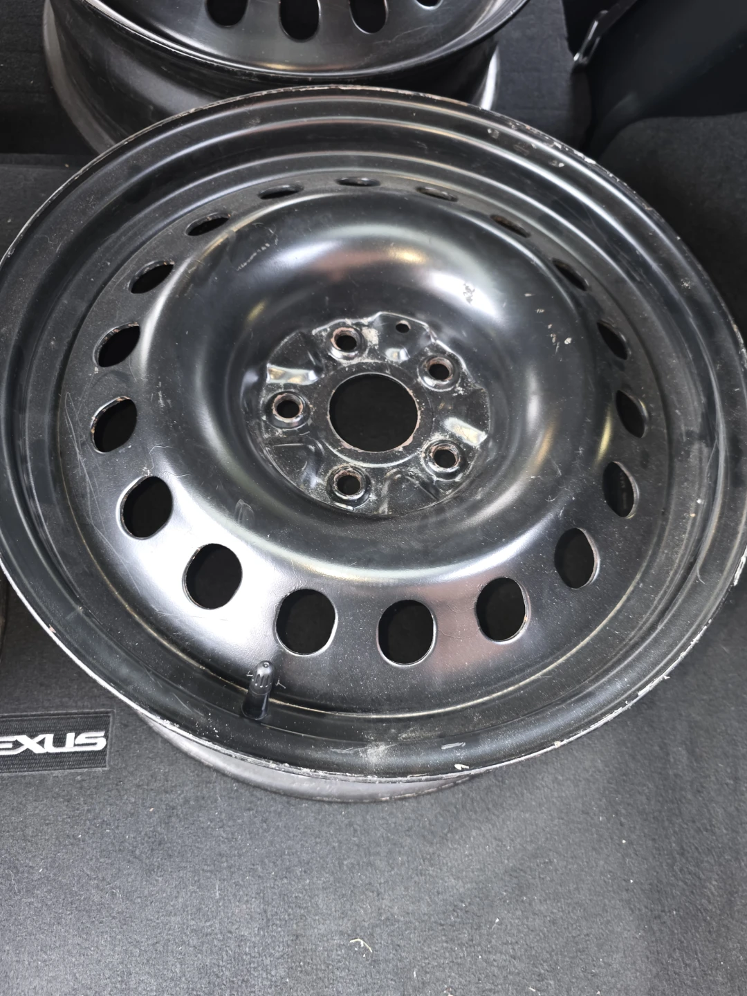 Set of 4 Black Steel Rims - photo 4