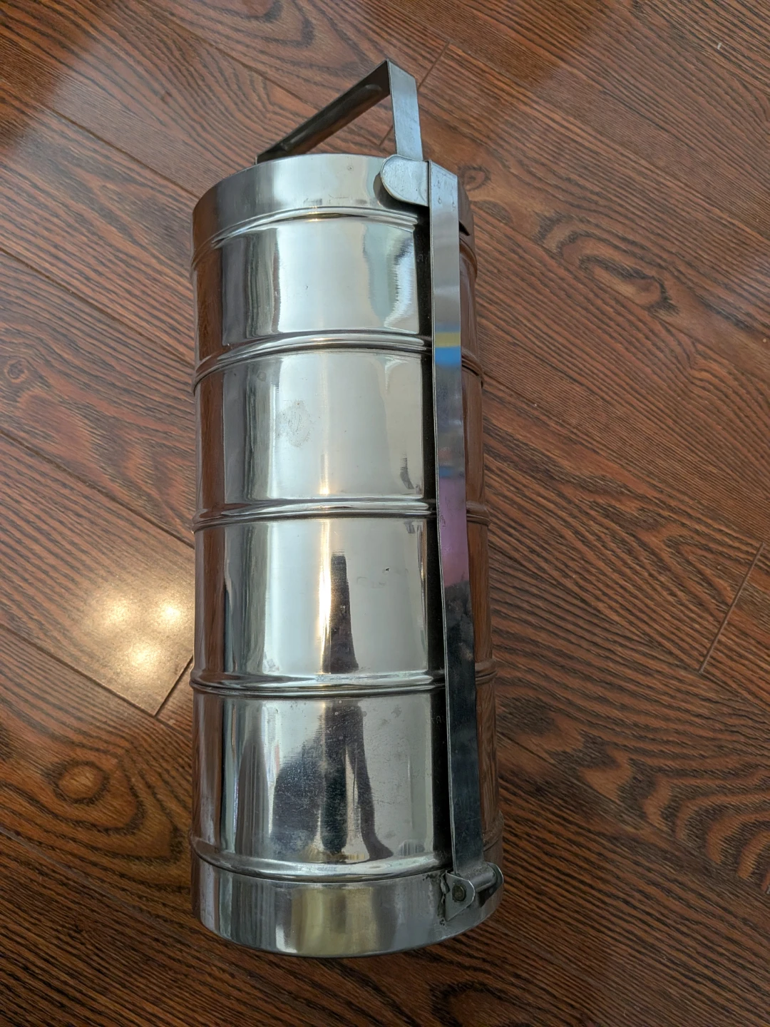 4-Tier Stainless Steel Tiffin Lunch Box - photo 2