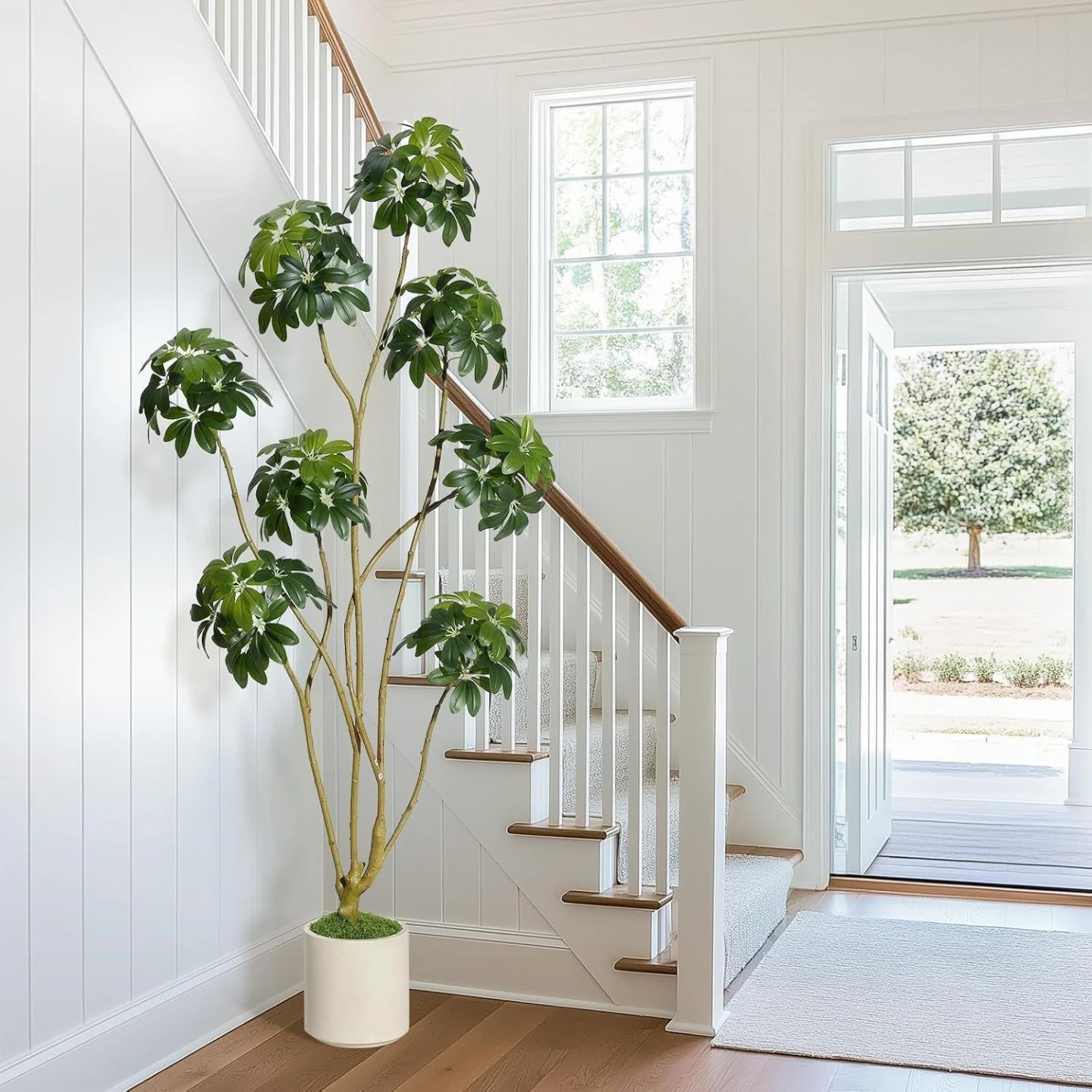 Artificial Schefflera Plant with Pot - photo 3