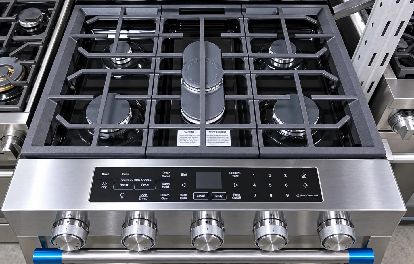 KitchenAid 30 in. Slide-In Gas Range KSGS330SPS - photo 2
