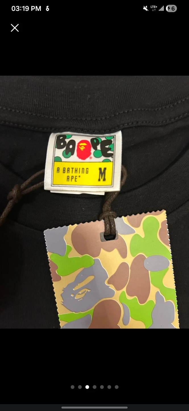 A Bathing Ape Black T-Shirt - photo 2