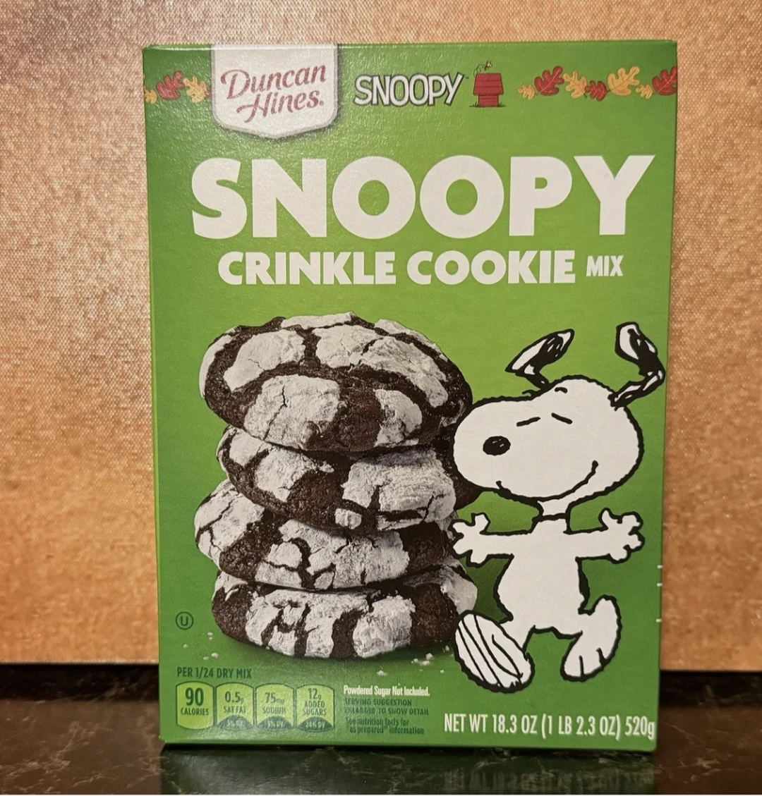 Duncan Hines Snoopy Crinkle Cookie Mix