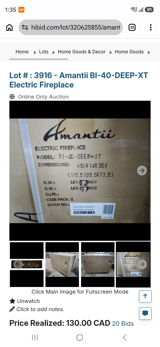 Amantii BI-40-DEEP-XT Electric Fireplace - photo 3