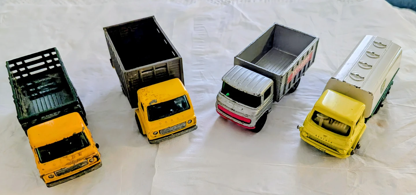 Vintage Matchbox Lesney Die-Cast Trucks