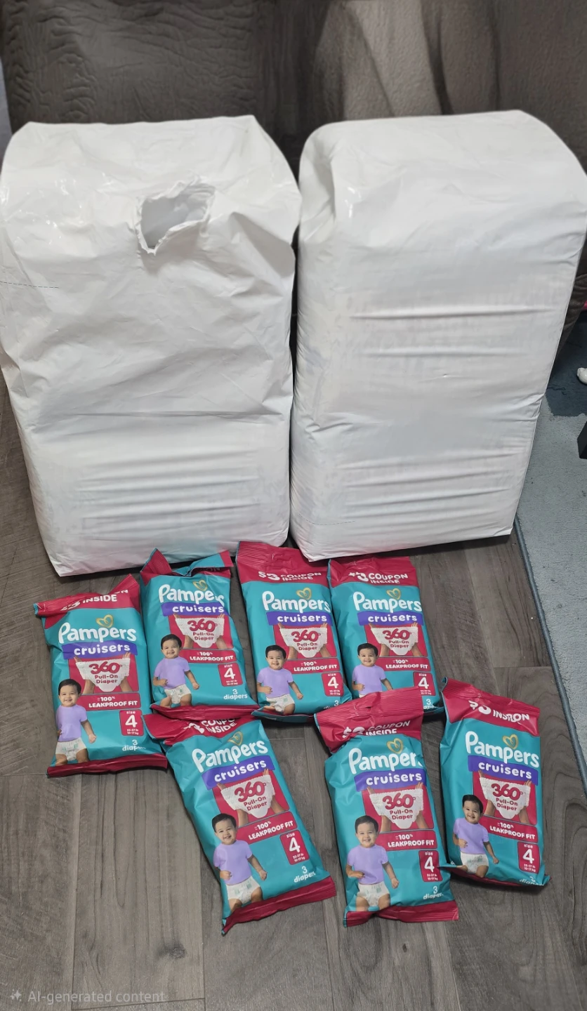 Pampers diaper Size 6 and Pampers Cruisers 360 Size 4 Diapers