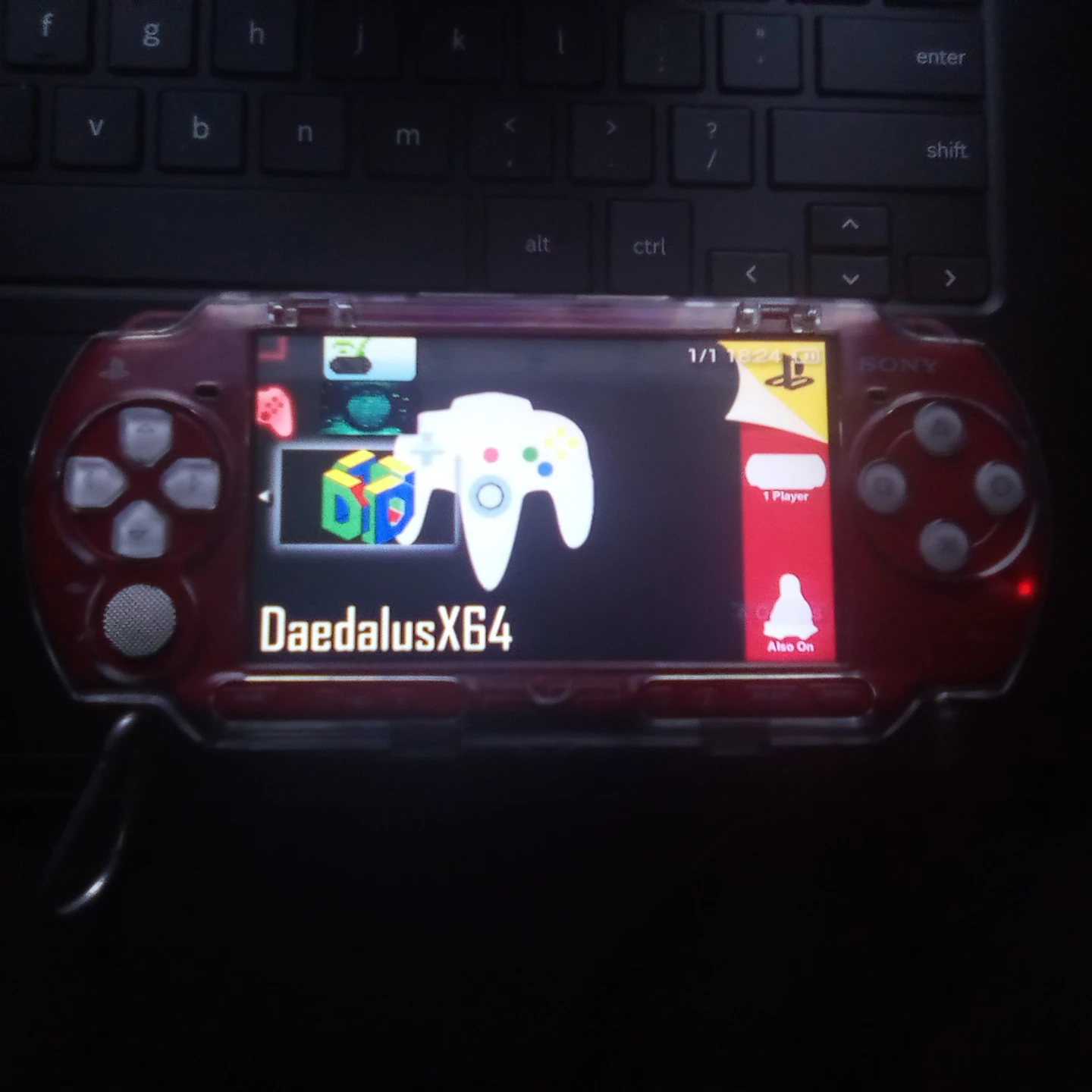 MODDED PSP 2000 RED - photo 3