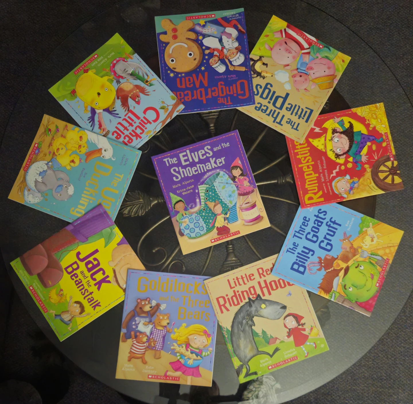 Set of 9 Scholastic Fairy Tale Books