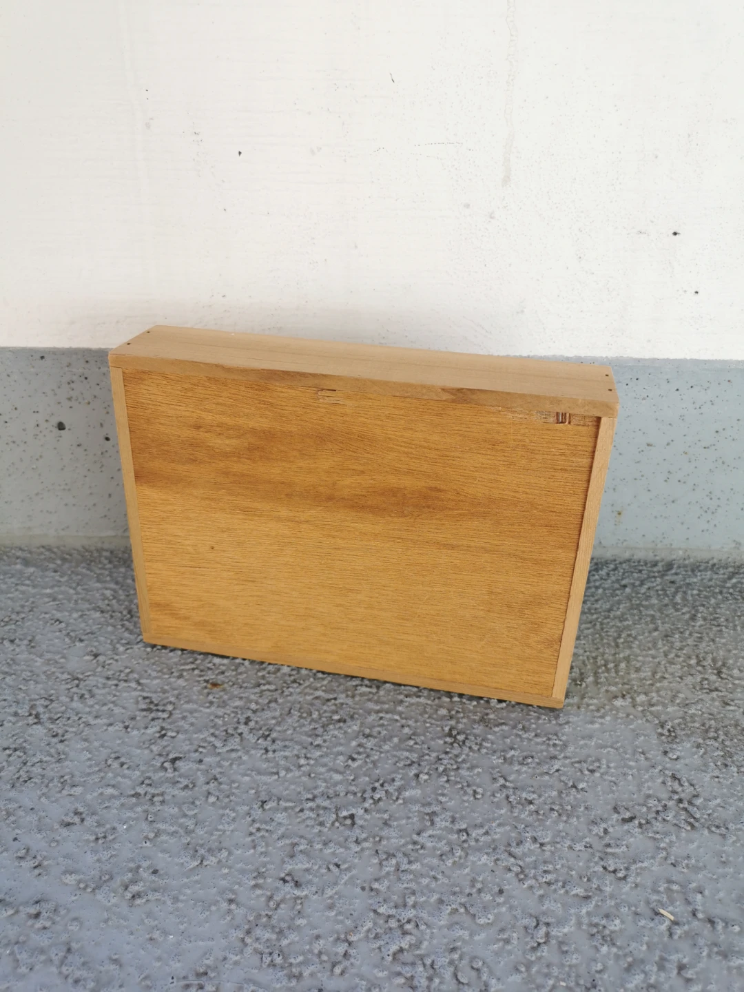 Vintage Indigenous West Coast Art Sliding Lid Wooden Box - photo 3