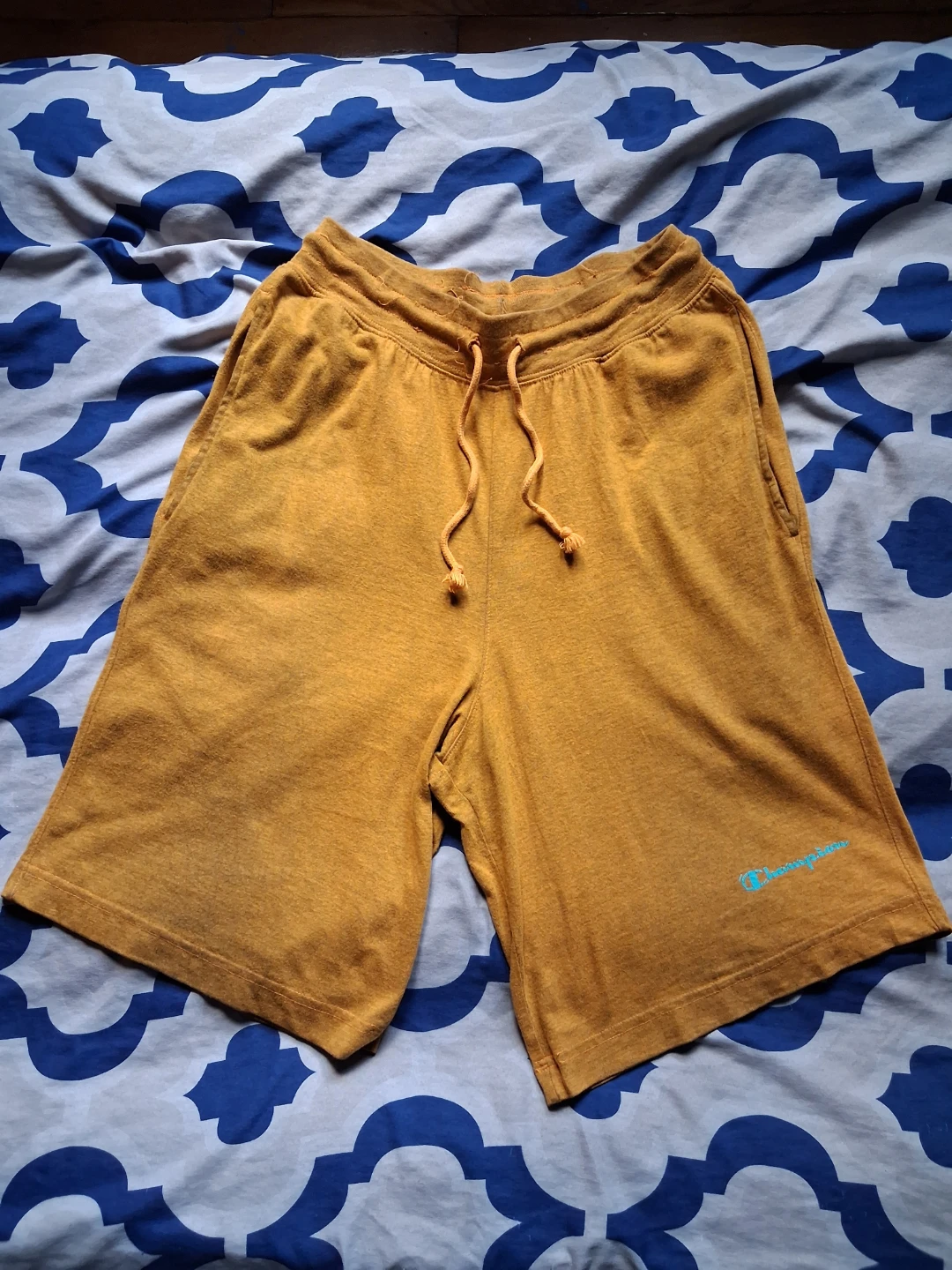 Champion Mustard Yellow Shorts