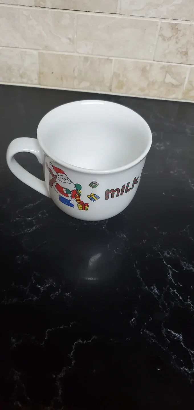 Christmas Santa Milk Mug🏈🏈🏈
