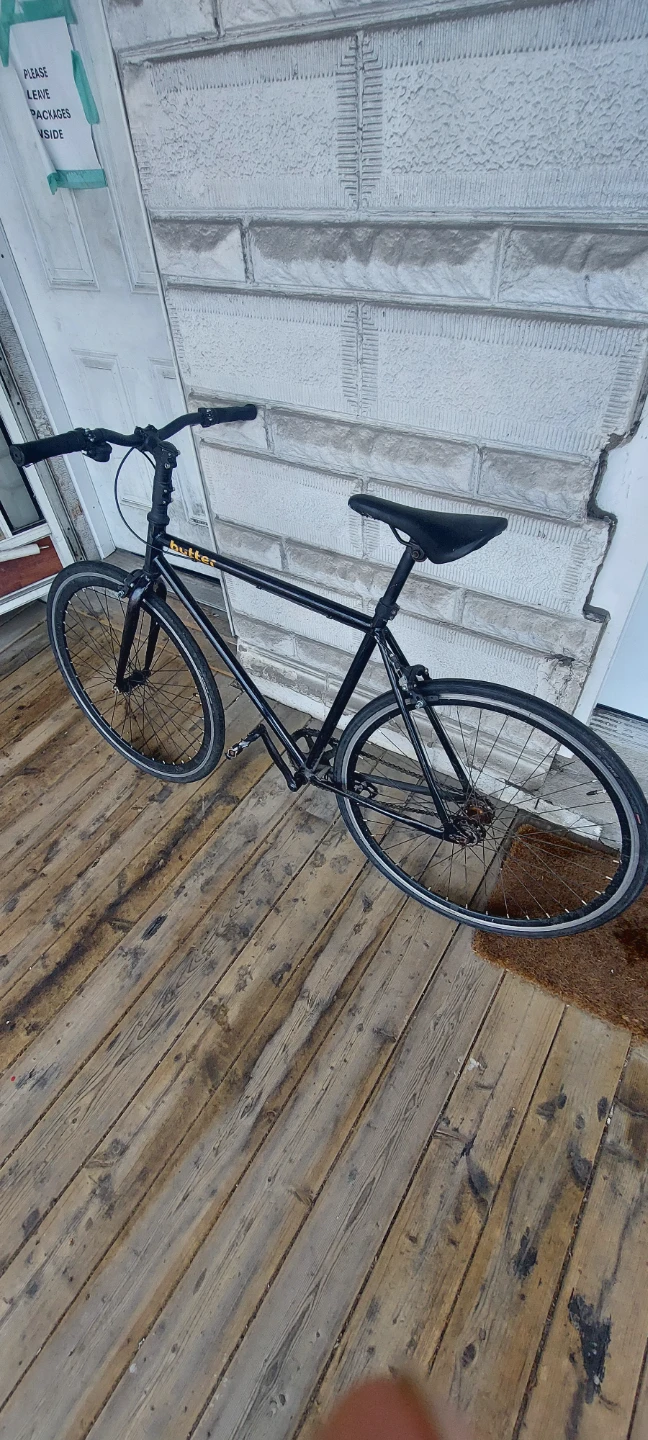 Butter fixed bicycle