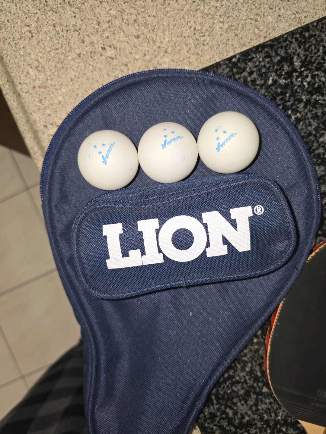 Lion Table Tennis Racket with Case and 3 Balls - photo 4