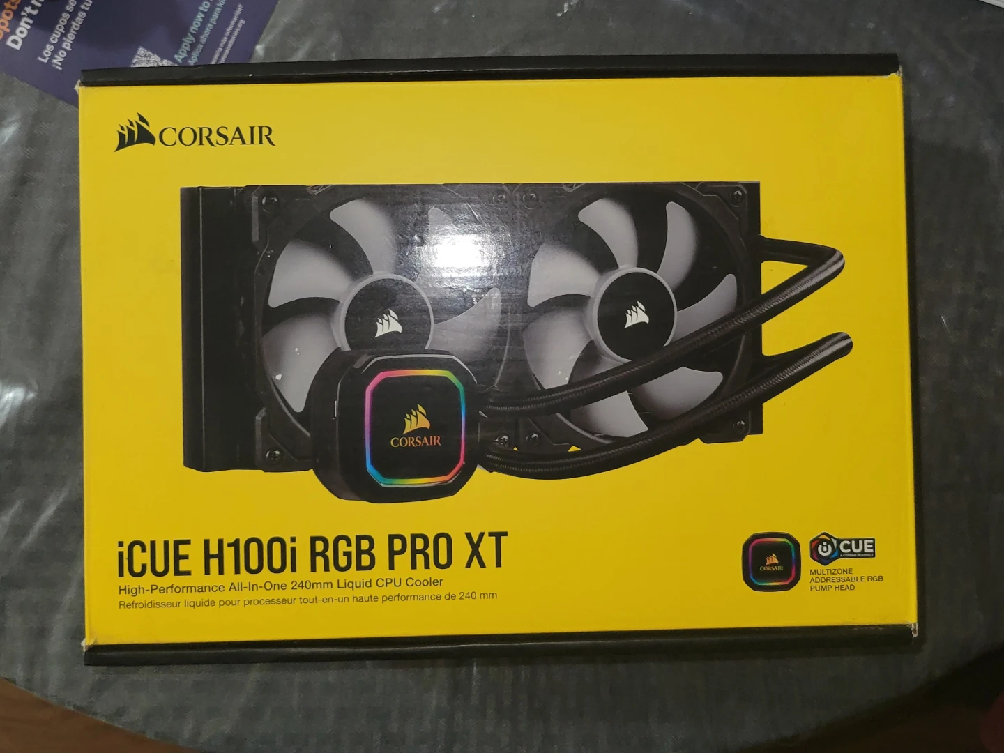 Corsair iCue H100i RGB PRO XT(Please Read Description)