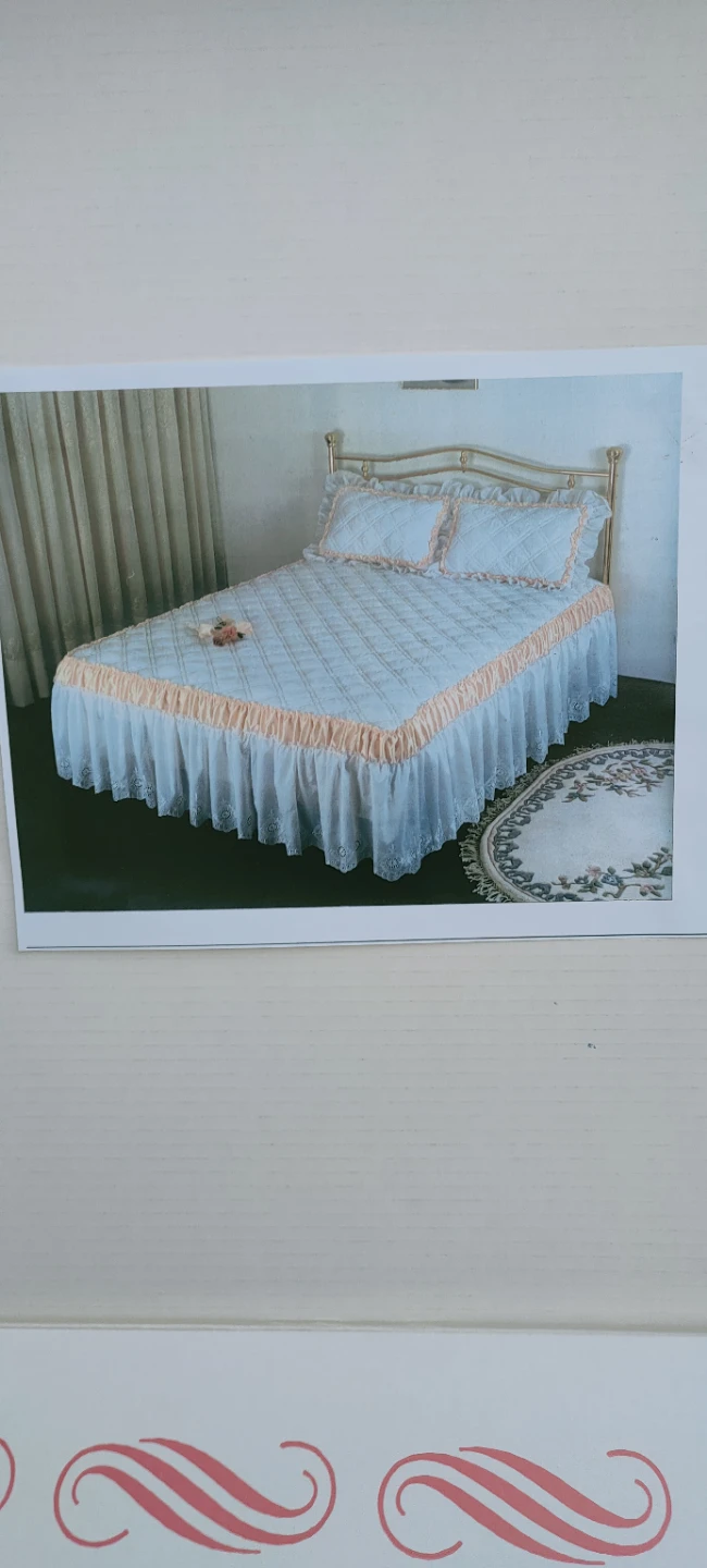 Vintage RBM White Bedspread Set