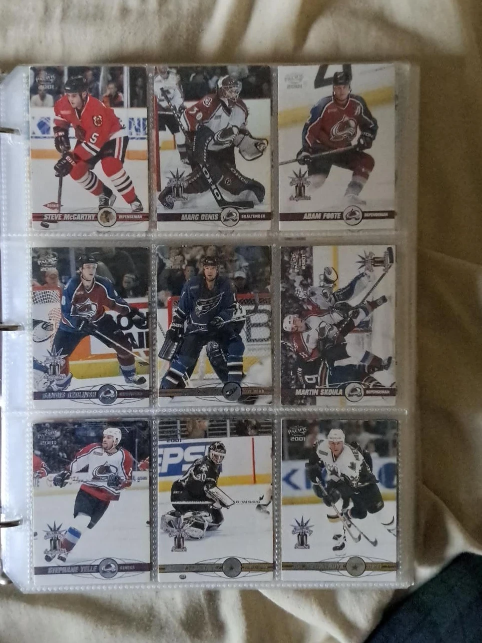 Binder with hockey cards (340+) - photo 5