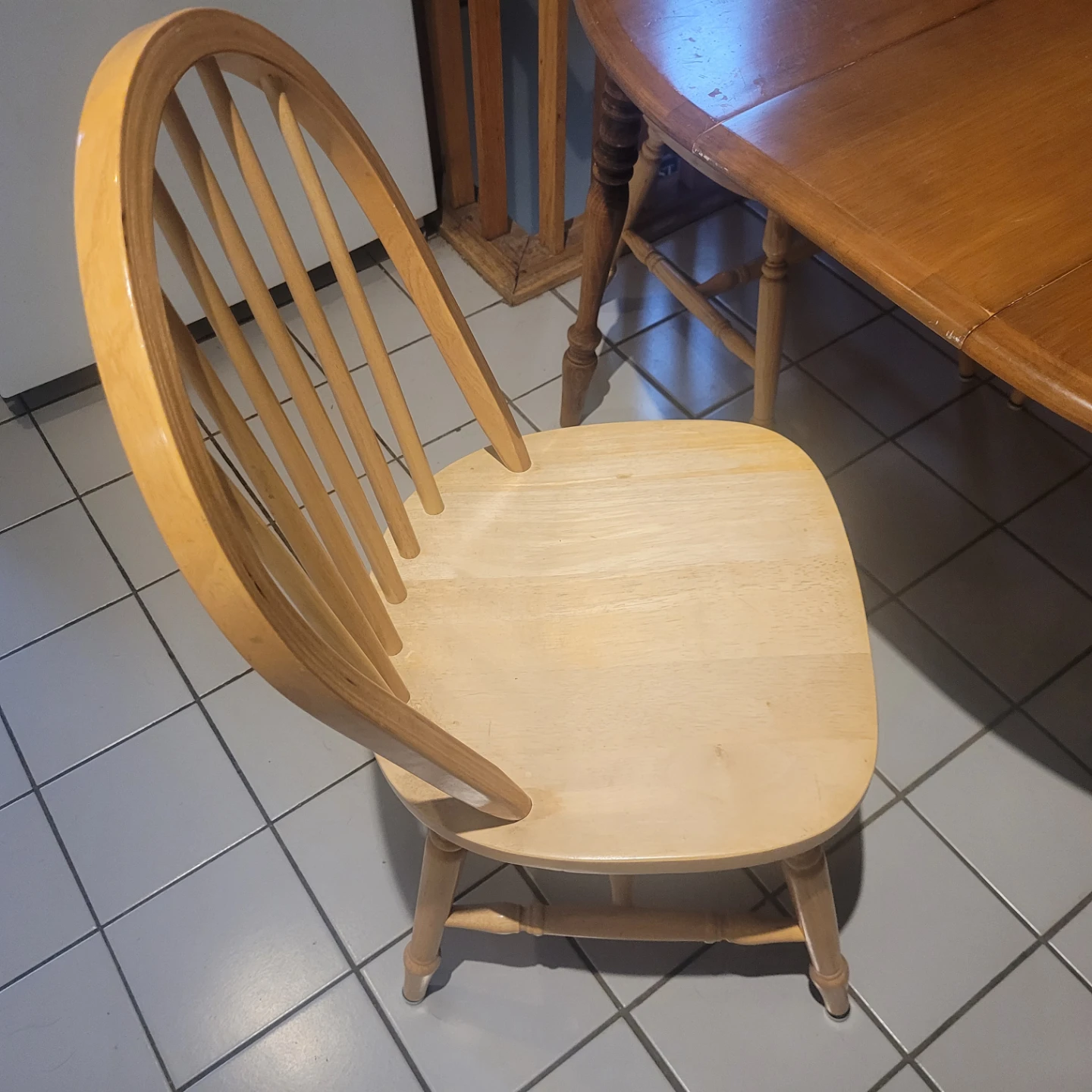 Wooden Dining Table and Chairs Set - photo 3