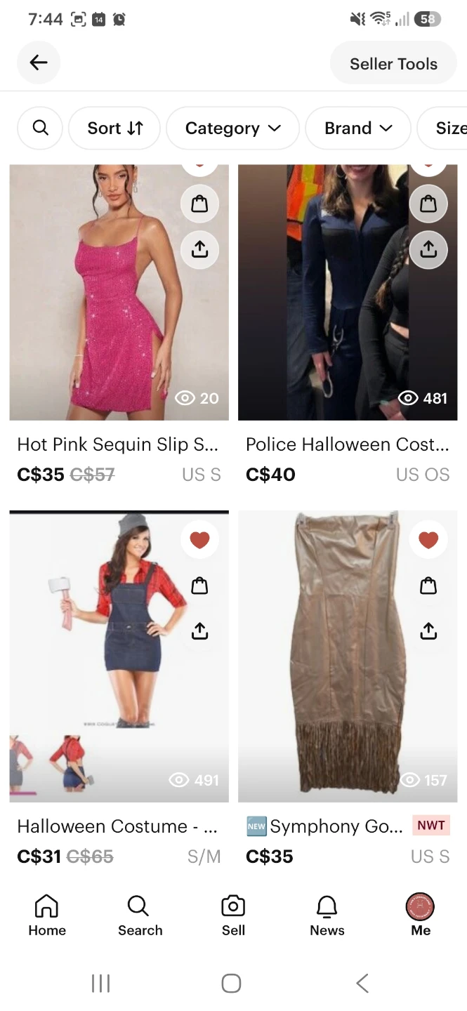 Potential Halloween costumes / outfits for sale!