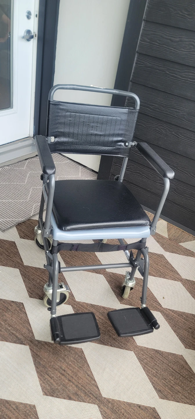 Mobile Commode Shower Chair - photo 2
