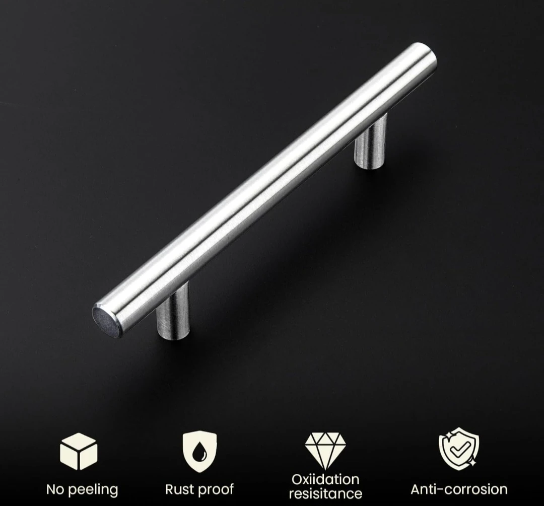 Homdiy Stainless Steel Cabinet Pulls 3-inch Hole Centres 🏈 - photo 2