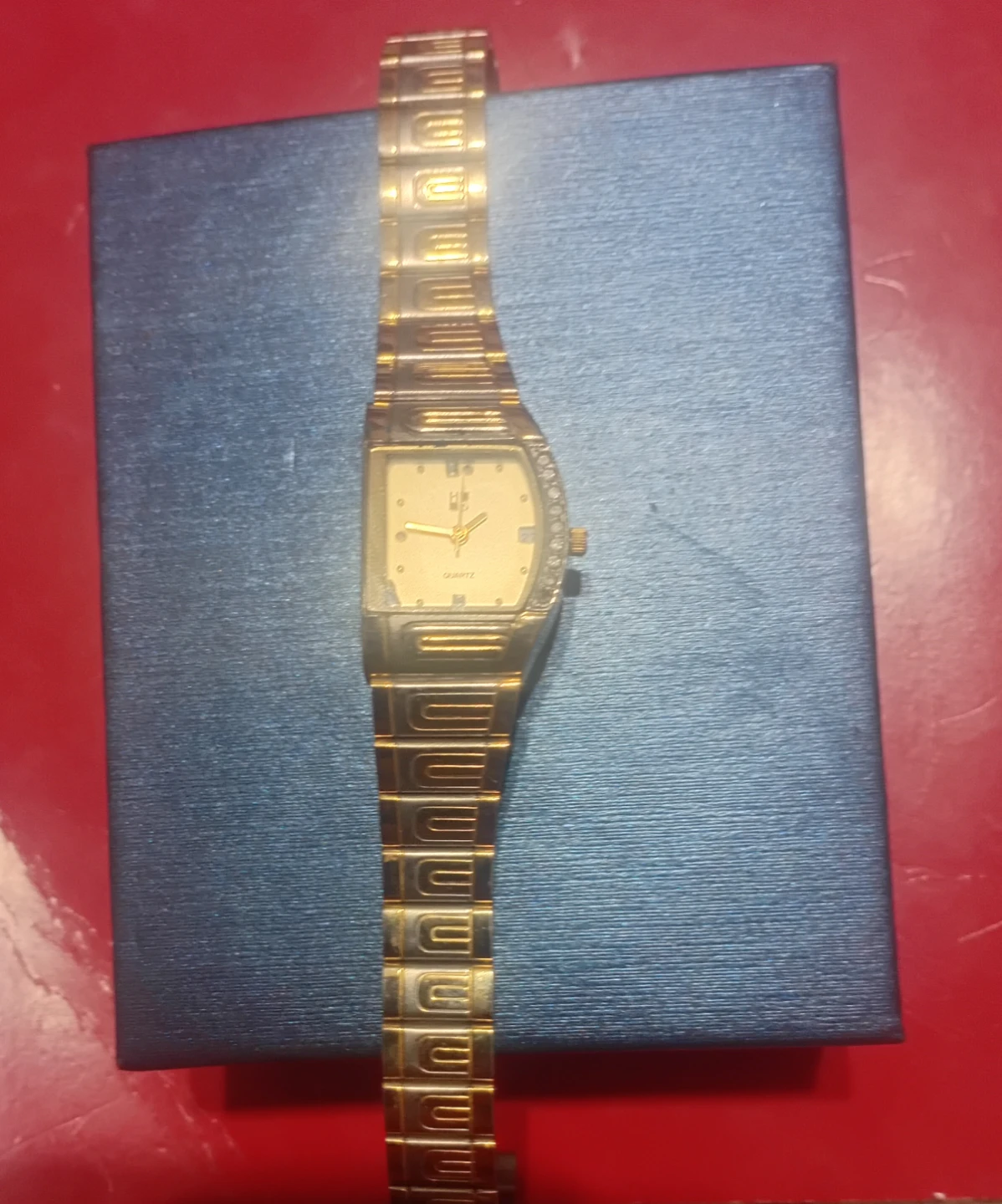 Gold-Tone Quartz Ladies Watch