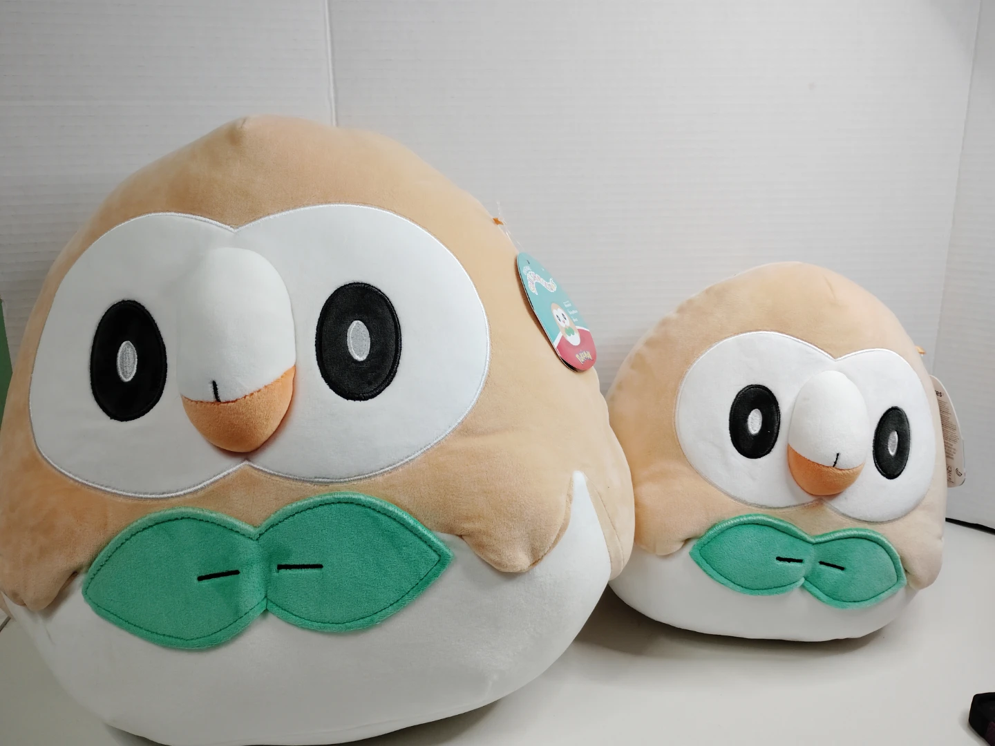 2 Pokemon Rowlet Squishmallows Plush Set - photo 3